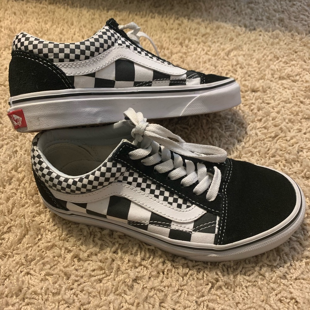 Vans Old Skool Mix Checker Trainer/Skater Shoes